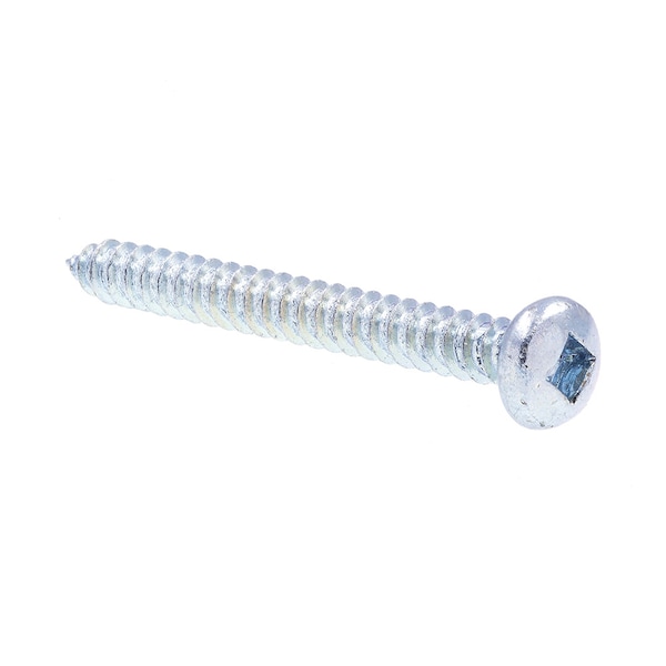 Prime-Line Sheet Metal Screw Self-Tap Pan Head Sqr Drive No. 8 X 1-1/2in Zinc Plated Steel 50PK 9163910 - main